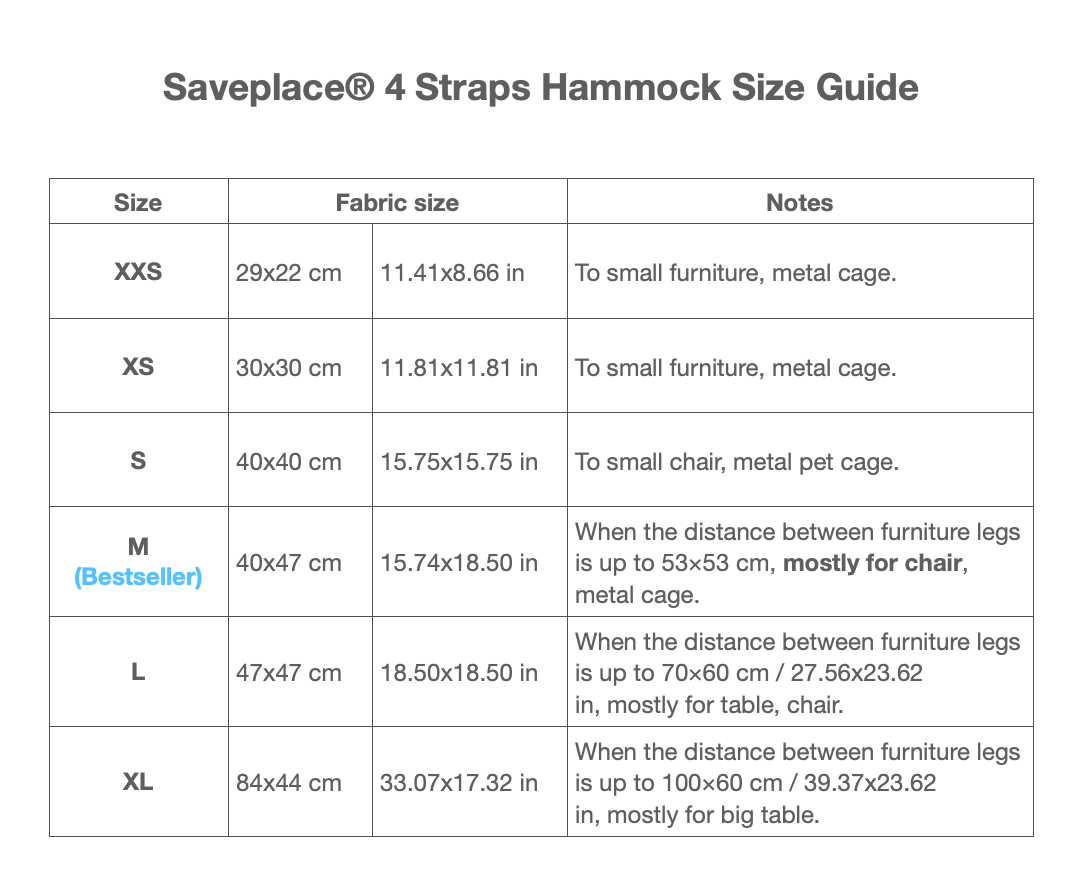 Saveplace® Comfy Hammock for Cats and Storage