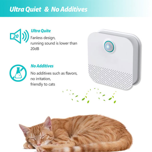 Smart Cat Odor Purifier for Cat Litter Box Deodorizer