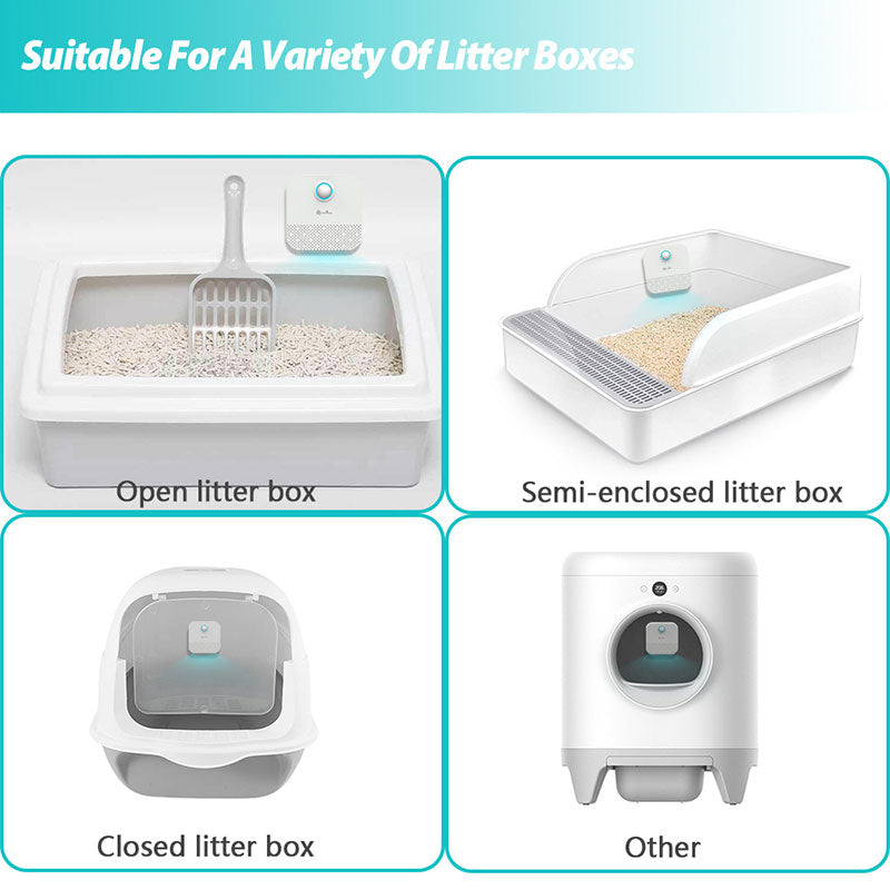 Smart Cat Odor Purifier for Cat Litter Box Deodorizer